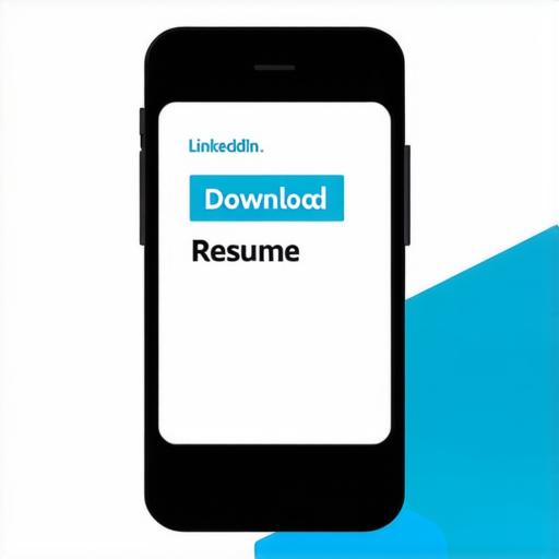 How to download my resume from linkedin mobile app