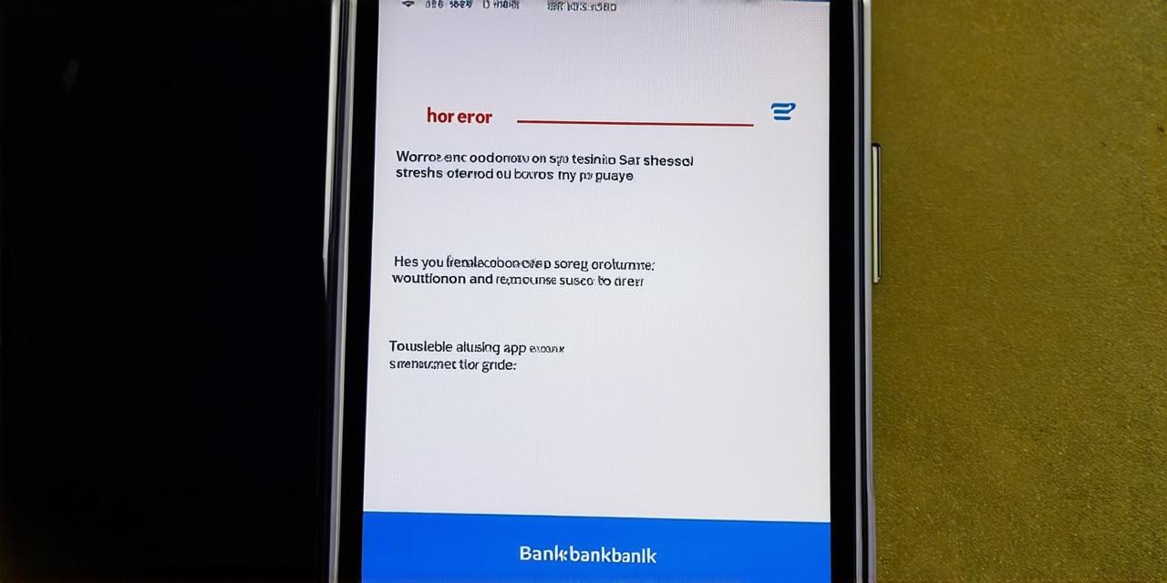 Why is my bank mobile app not working