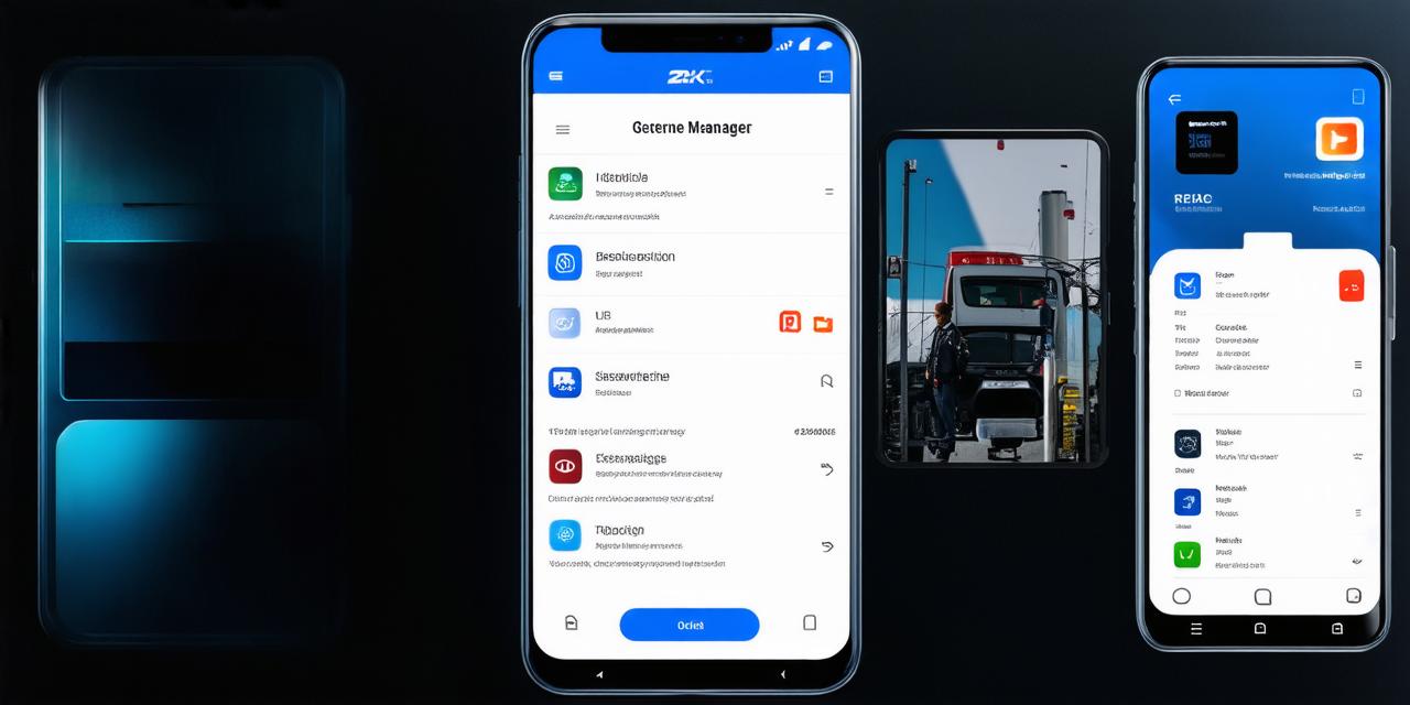 What is mobile services manager app