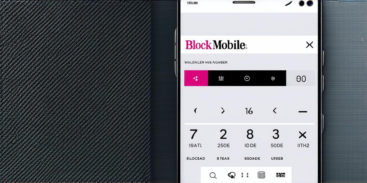 How to block a number on t-mobile app